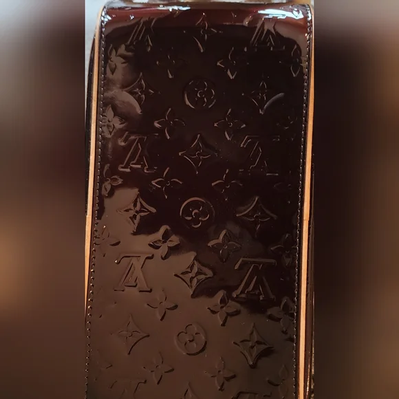 Authentic Louis Vuitton Amarante Monogram Vernis Bag/Dust Bag/Coa/Pristine - Picture 3 of 7